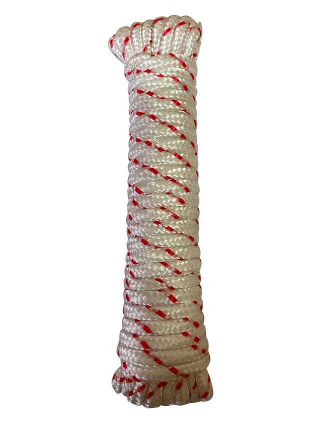 Rope Red/White 6mm x 7.5m