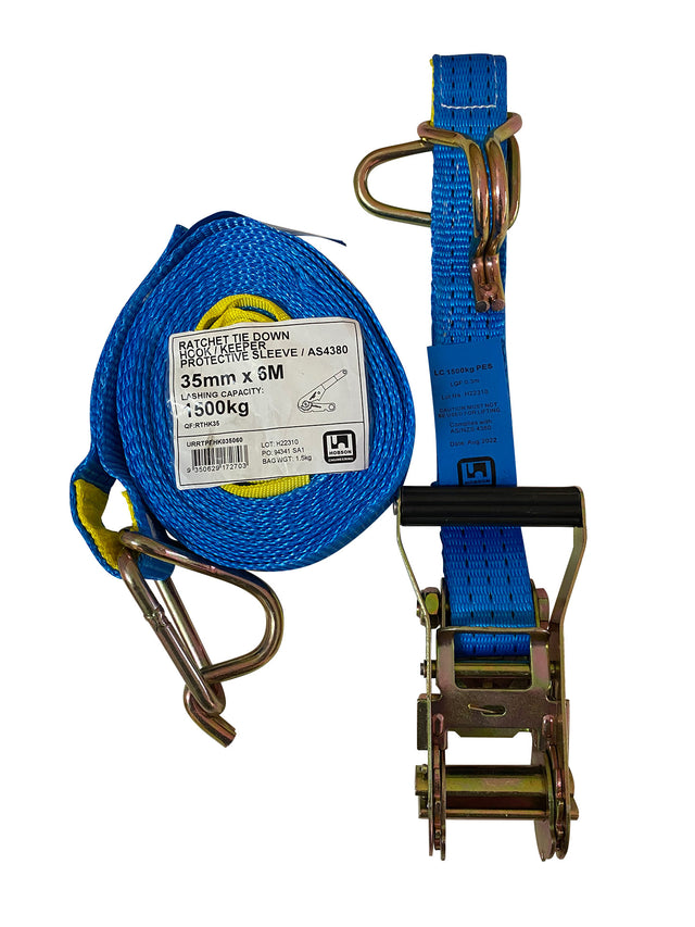 Ratchet Strap 35mm x 6.00m
