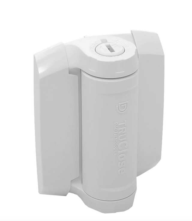 D&D True Close Hinge Regular White Pair
