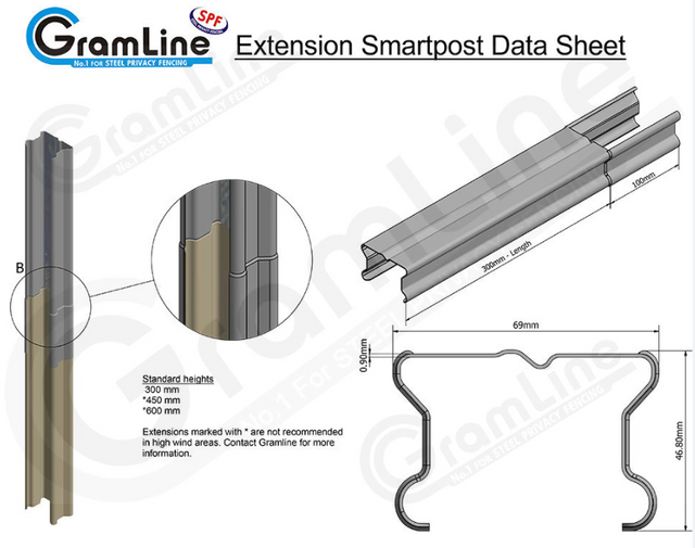 Extension Post Smart 600H