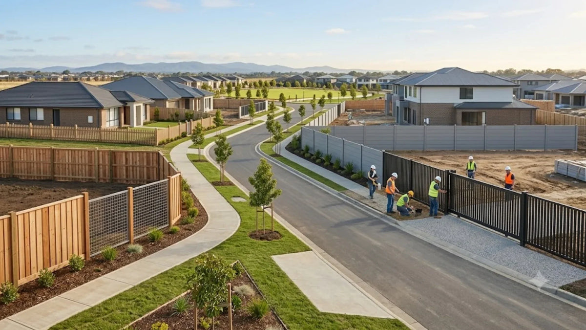 Fencing for New Builds and Property Developments: Planning Materials Across Multiple Lots