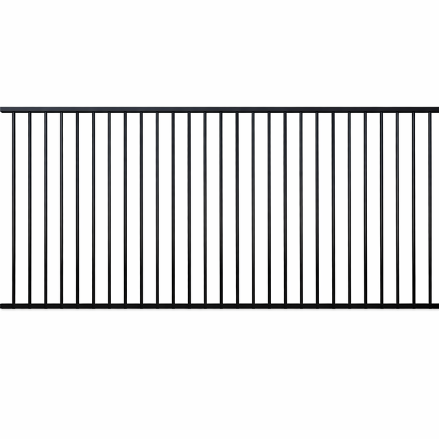 Flat Top Aluminium Pool Panel 19mm Round 1800H x 2400W No Midrail