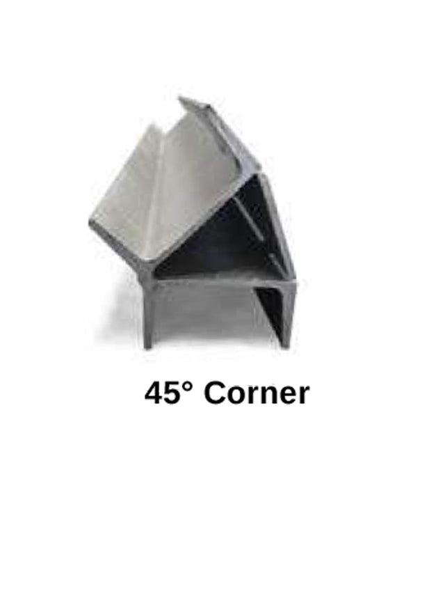 45º Corner - for Concrete Sleepers - 1m