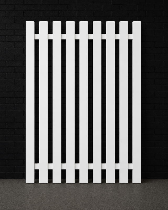 Aluminium Picket Flat Top Gate 1200 x 965