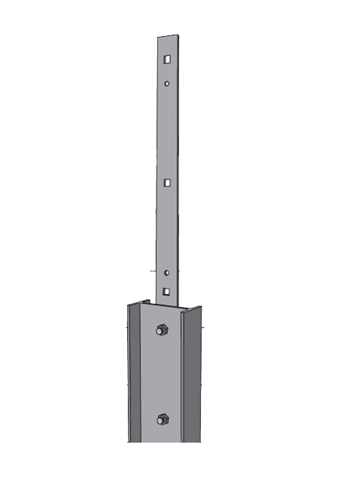Fancing Bracket Fence Bracket - for fences above retaining walls – AMW Wholesale Fencing